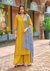 Chitrangna By Wooglee Barline Viscose Kurti With Bottom Dupatta Wholesale Online